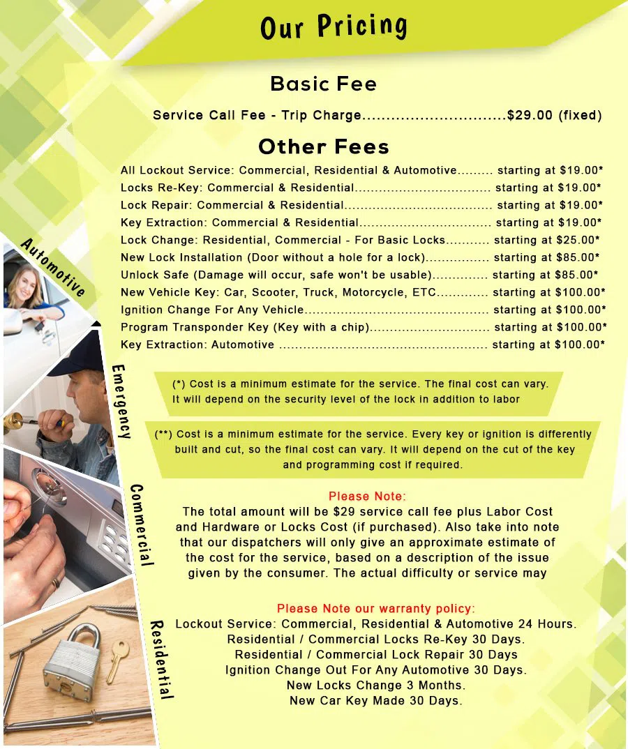 Safe Key Locksmith Service Seattle, WA 206-801-9929